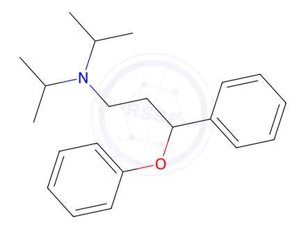 Chemical structure of N,N-Bis(1-methylethyl)-gamma-phenoxybenzenepropanamine