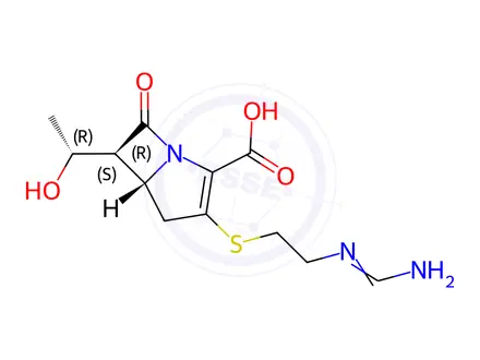 Chemical structure of Imipenem
