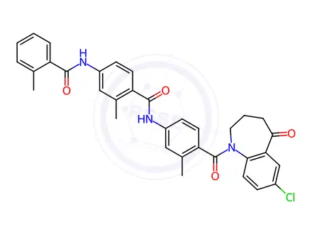 Chemical structure of Tolvaptan Impurity 156