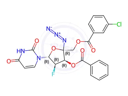 Chemical structure of Azvudine Impurity 50