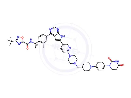 Chemical structure of Catadegbrutinib Impurity 8