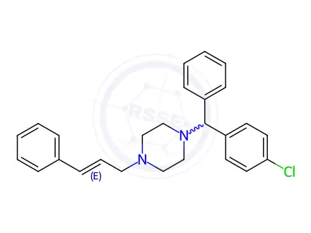 Chemical structure of Clocinizine