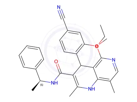 Chemical structure of Finerenone Impurity 498