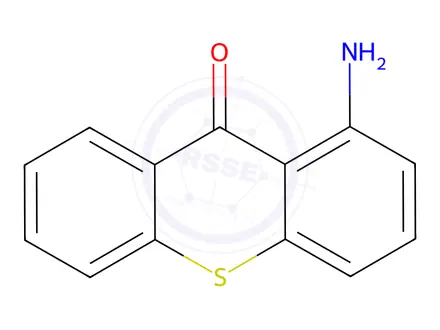 Chemical structure of 1-aminothioxanthen-9-one