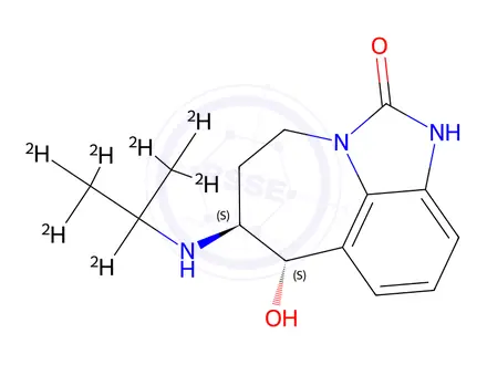 Chemical structure of Zilpaterol Impurity 5-d7