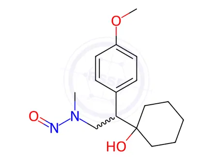 Chemical structure of N-Nitroso Venlafaxine EP Impurity D