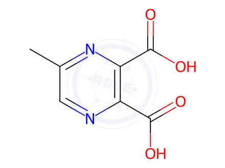 Chemical structure of 5-Methylpyrazine-2,3-dicarboxylicacid