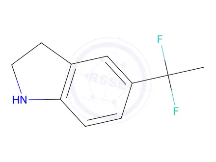 Chemical structure of 5-(1,1-Difluoroethyl)indoline