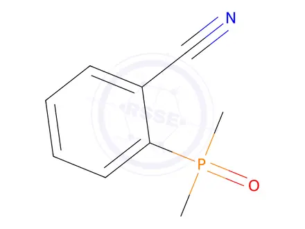 Chemical structure of 2-(Dimethylphosphoryl)benzonitrile