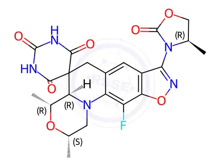 Chemical structure of Zoliflodacin Impurity 3