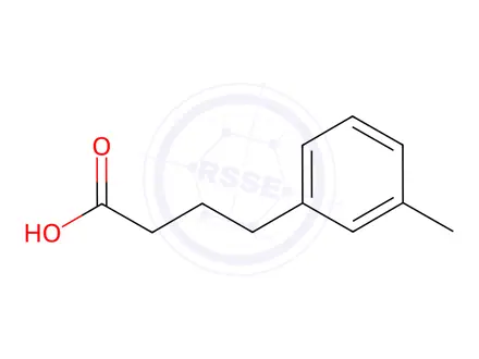 Chemical structure of 4-(3-methylphenyl)butanoic Acid