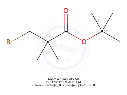 Chemical structure of Naproxen Impurity 54