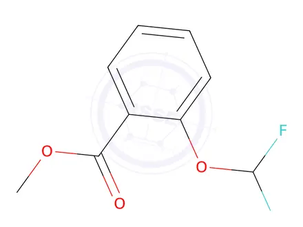 Chemical structure of Methyl 2-(difluoromethoxy)benzoate