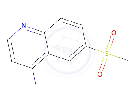 Chemical structure of 6-(Methylsulfonyl)quinolin-4-amine