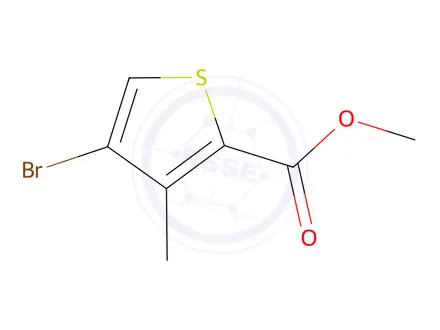 Chemical structure of Methyl 4-Bromo-3-methylthiophene-2-carboxylate