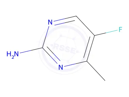 Chemical structure of 5-Fluoro-4-methylpyrimidin-2-amine