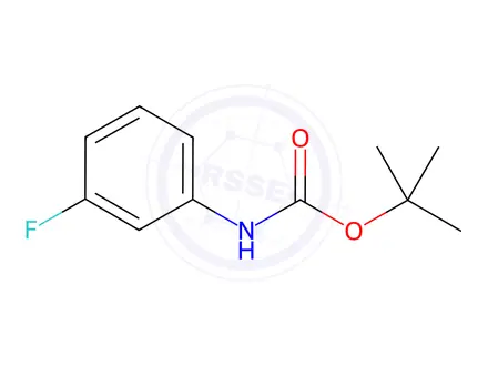 Chemical structure of 1-N-Boc-3-Fluoroaniline