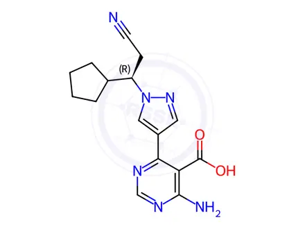 Chemical structure of Ruxolitinib Impurity 5