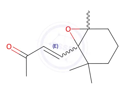 Chemical structure of β-ionone 5,6-epoxide