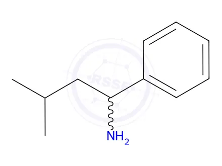 Chemical structure of 3-methyl-1-phenylbutan-1-amine