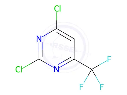 Chemical structure of 2,4-Dichloro-6-trifluoromethylpyrimidine