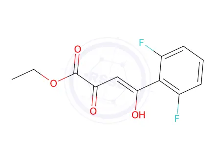 Chemical structure of Ethyl 4-(2,6-Difluorophenyl)-2-hydroxy-4-oxobut-2-enoate