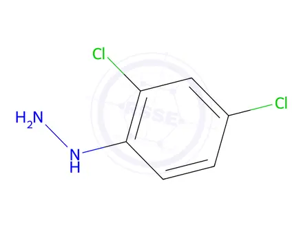 Chemical structure of (2,4-Dichlorophenyl)hydrazine