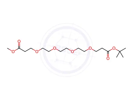 Chemical structure of Boc-PEG4-methyl propionate