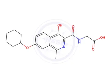 Chemical structure of Roxadustat Impurity 17
