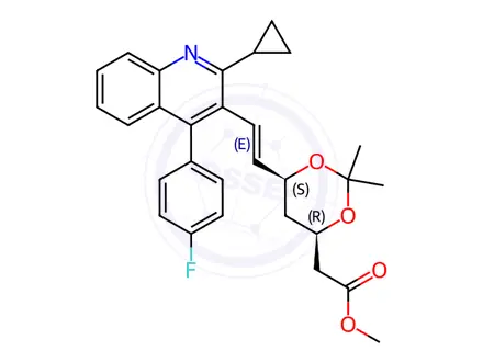 Chemical structure of Pitavastatin Impurity 74