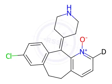 Chemical structure of Desloratadine-d1 N-Oxide