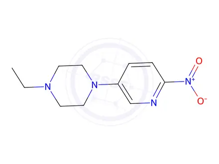 Chemical structure of 1-Ethyl-4-(6-nitropyridin-3-yl)piperazine
