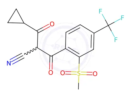 Chemical structure of Isoxaflutole-diketonitrile