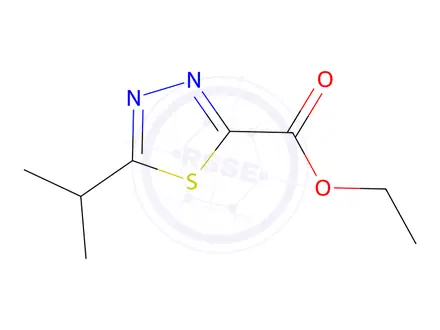 Chemical structure of Ethyl 5-(Propan-2-yl)-1,3,4-thiadiazole-2-carboxylate