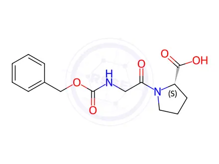 Chemical structure of Z-Gly-Pro-OH