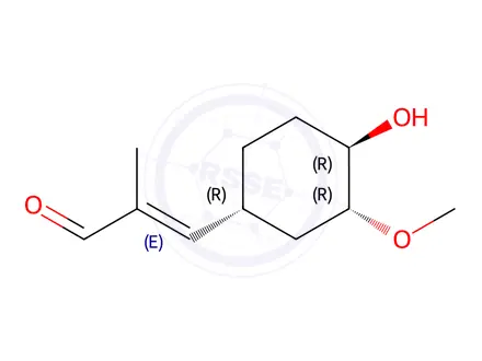 Chemical structure of Methyl Acryl Aldehyde