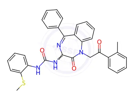 Chemical structure of YM 022 Impurity 53