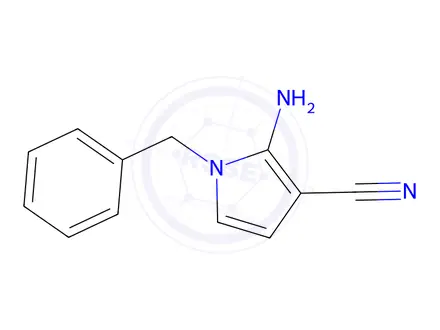 Chemical structure of 2-Amino-1-benzyl-1H-pyrrole-3-carbonitrile