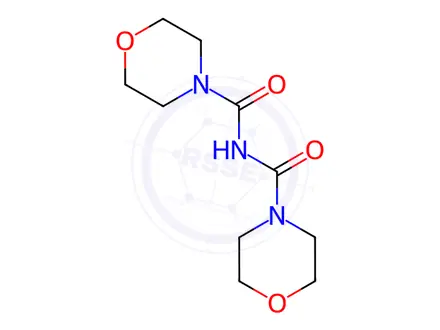 Chemical structure of N-(Morpholine-4-carbonyl)morpholine-4-carboxamide