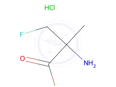 Chemical structure of 2-amino-3-fluoro-2-methylpropanoic acid HCl salt