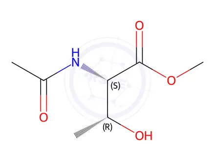 Chemical structure of Acetyl-l-threonine methyl ester