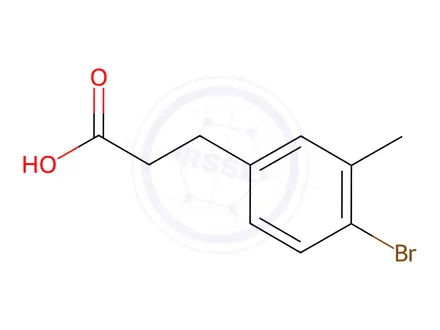 Chemical structure of (4-Bromo-3-methyl-phenyl)-acetic acid