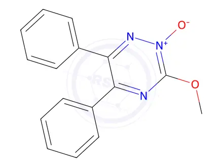 Chemical structure of 3-Methoxy-5,6-diphenyl-1,2,4-triazine 2-oxide