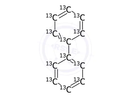 Chemical structure of Fenbufen Impurity 3-13C12 (Fenbufen EP Impurity C-13C12)