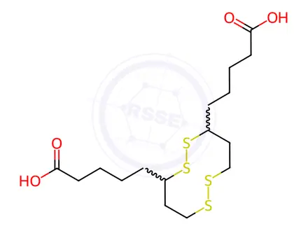 Chemical structure of Thioctic Acid Impurity 122