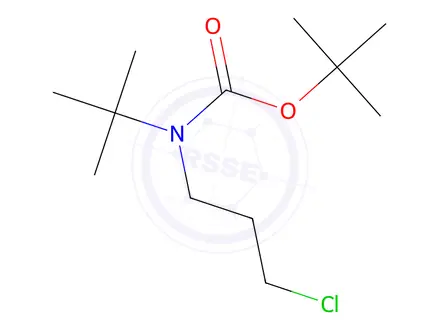 Chemical structure of N-Boc-N-(3-Chloropropyl)tert-butylamine
