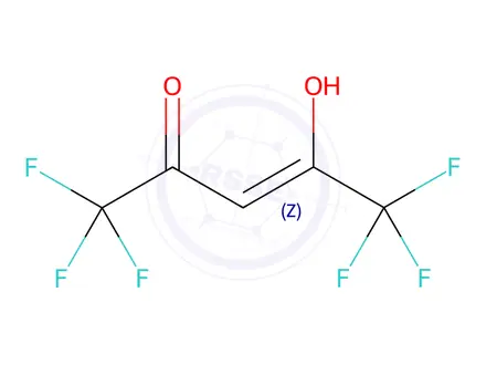 Chemical structure of COPPER I / II HEXAFLUOROPENTANEDIONATE-VINYLTRIMETHYLSILANE COMPLEX