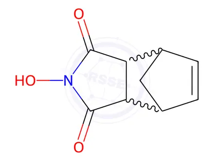 Chemical structure of N-Hydroxy-5-norbornene-2,3-dicarboximide