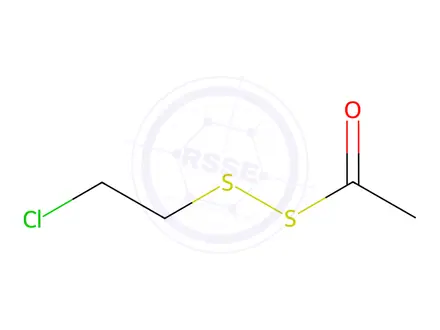 Chemical structure of 1-(2-chloroethyldisulfanyl)ethanone