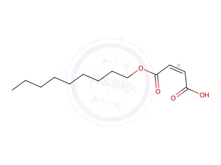 Chemical structure of Maleic acid hydrogen 1-nonyl ester
